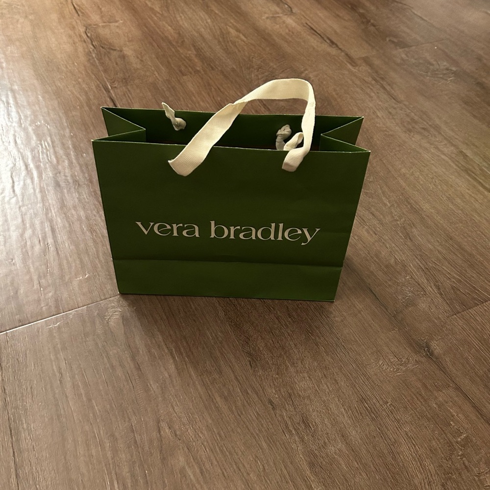 Vera Bradley Forest Green Shopping Bag